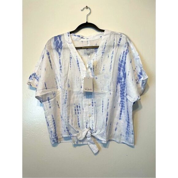 Rails Thea tie waist blouse  rayon/ linen blend blouse size S, M, L, NWT - Picture 11 of 14